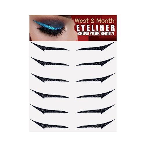Taolivingmart Eyeliner Sticker 3 Pack Get a Glamorous Look with Easy-to-Apply European Style– 5 Pairs Party All Night with Stunning Eye Makeup Upgrade Your Eye Makeup Game…