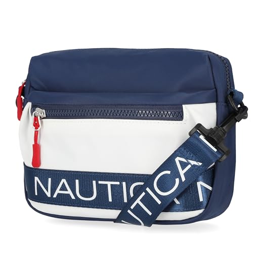 Image of Nautica Nylon Bean crossbody /Belt Bag adjustable shoulder strap