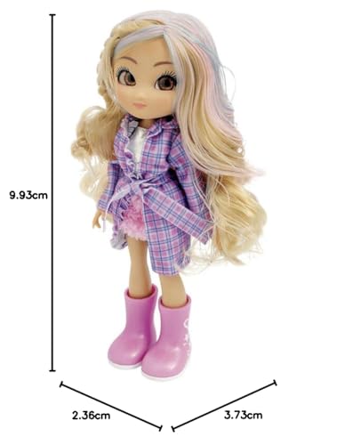Unique Eyes , Bambola Da 25 Cm - Rebecca, Con Gli Occhi Che Ti Seguono, Con Vestiti, Giocattolo Per Bambini Dai 3 Anni, MYM003 - 6