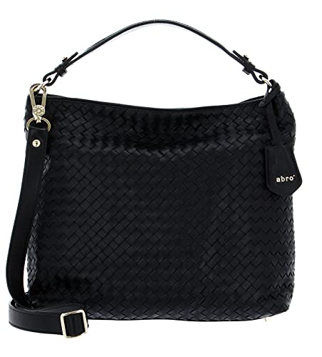 Abro, ELVI kleine Damen-Tasche, Schwarz/Gold, S, Schwarz/Gold, Small