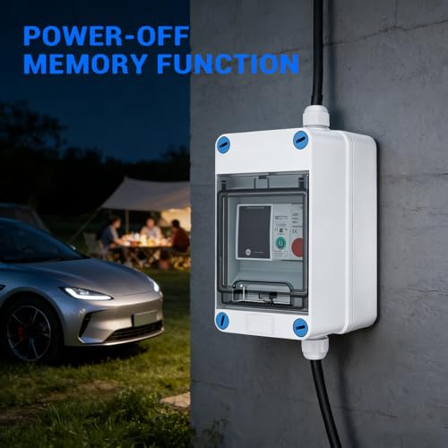 Medidor de electricidad digital Jectse, precisión KWH impermeable y Smart 3