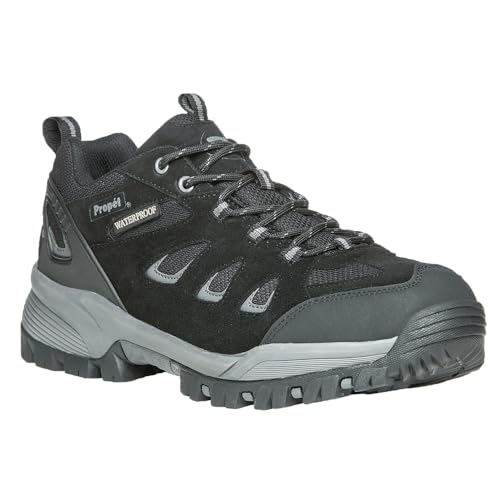 Image of Propet Mens Ridge Walker Hiking Hiking Sneakers Shoes - Black