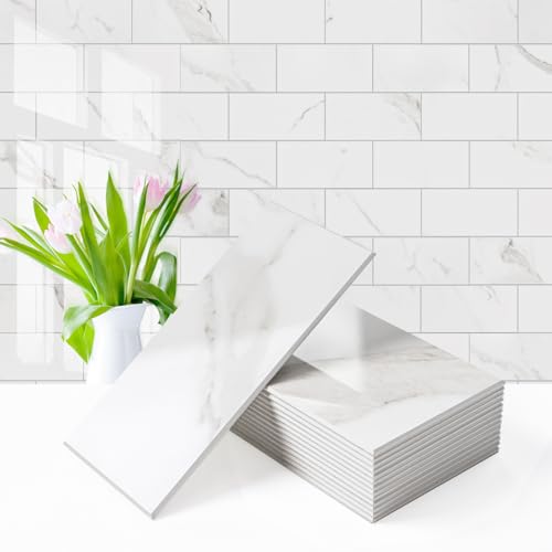 Vamos Tile 100-Piece Glossy Marble Tile