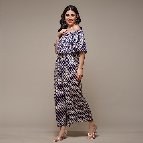 Image of BIBA Women LIVA Printed Jumpsuit