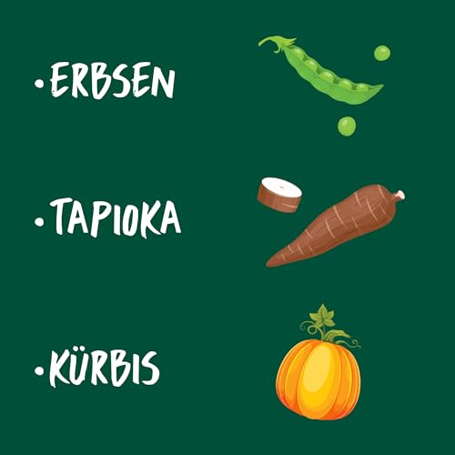 Christopherus Vegetarischer Soft Snack für ausgewachsene Hunde, Leckerli für Hunde, Tapioka + Kürbis, 125 g