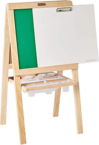 Tikk Tokk Little Boss 5-en-1 Kinder doppelseitige Art Easel Avec Pack de Papeterie