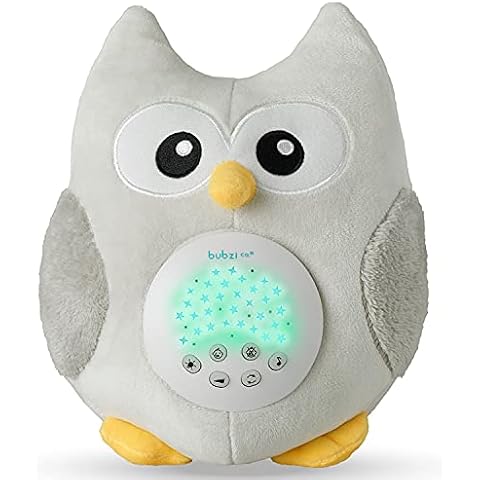 Baby Soother Cry Activated Sensor Toys Owl White Noise Sound Machine, Toddler Sleep Aid Night Light, Unique Baby Girl Gifts & Baby Boy Gifts, Woodland Baby Shower,Portable New Baby Gift Gender Neutral Cover