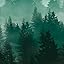 bosque verde oscuro