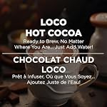 Maud's Dark Hot Chocolate Instant Packets, 16 ct, Instant Hot or Iced Chocolate - Just add water