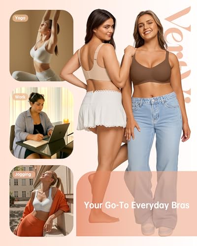 Image of Vertvie Wireless Seamless Jelly Bra Supportive Smoothing