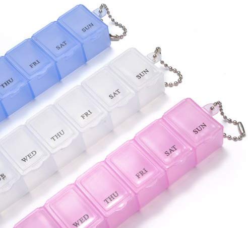 Demarkt 7 giorno settimanale Pill box organizer