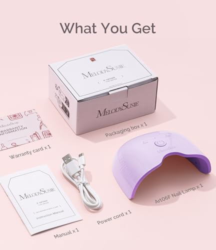 MelodySusie Mini LED UV Nail Lamp with Lightweight Design - image 7