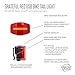 Planet Bike Grateful Red USB Bike Tail Light 4.5 x 2.25 x 2.75