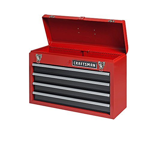 Fyzpaea Craftsman 4 Drawer Chest with Large Top Compartment