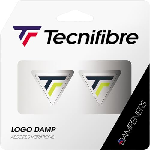 Tecnifibre Dampeners Neon Tennis Racket Pack 2u, Fluorescent Yellow, 53DAMPNEON