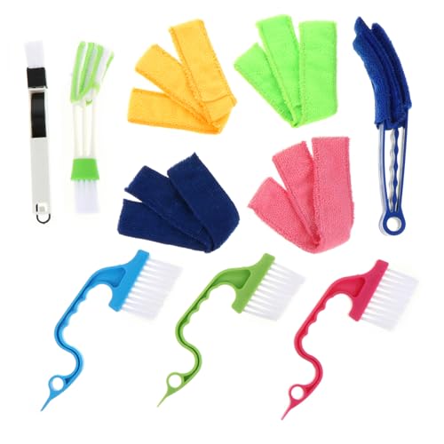 BATHVEVE 1 Juego Cepillos de Limpieza para y Ventilación de Aire Acondicionado Herramienta Multifuncional para Limpiar Persiana Ventiladores Teclados