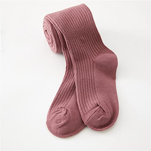 KAGAYD Girls Solid Thick Fleece Lined Warm Leggings Toddler Girls Cable Knit Tights Footed Tights Kids Pantyhose3