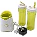 Produktbild AFK Smoothiemaker Shake & Take Mini Smoothie Mixer 250 Watt mit zwei Bechern Ice Crusher Gehäuse Grün/Weiß
