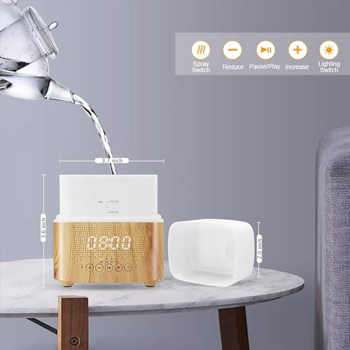 Diffuseur d'huiles essentielles design avec enceinte et LED