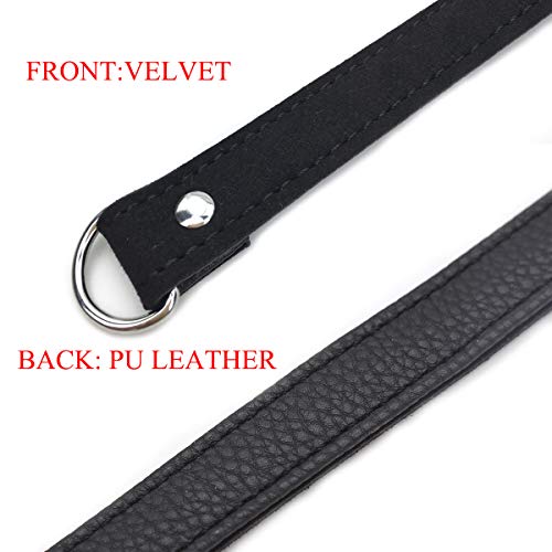 Succuba Padlock Choker Collar Necklace with Lock and Key Heart Lock Choker for Women and Men (B, 16)3