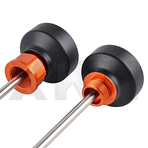 Smt- Front Rear Axle Wheel Fork Protector Sliders Compatible With 690 Duke Smr Smc Sm Enduro [B07J6Fgc9S] #TOP3