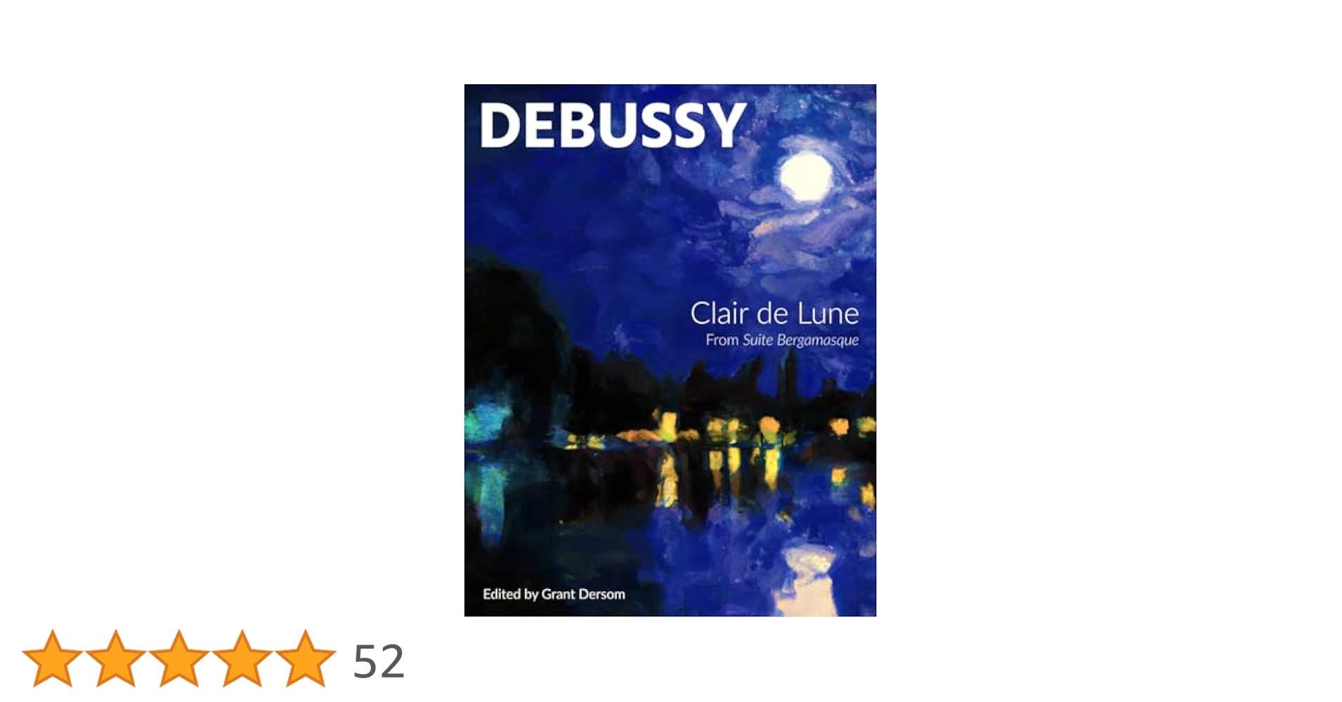 Amazon | Clair de Lune (Modern Edition) | Debussy, Claude