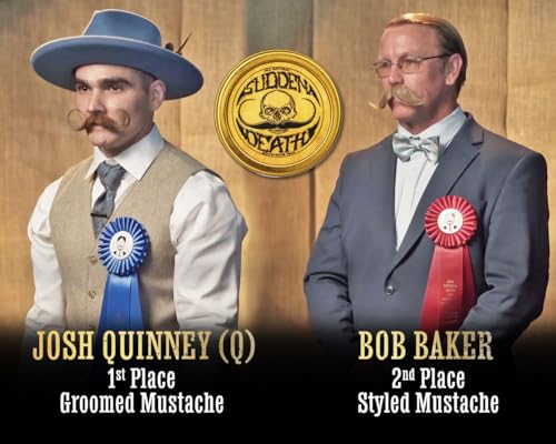 Sudden Death Mustache Wax für Herren 30 ml – Starker Halt, Langanhaltendes Handlebar-Styling, Premium Schnurrbart- und Bartpflege Wachs – von Death Grip