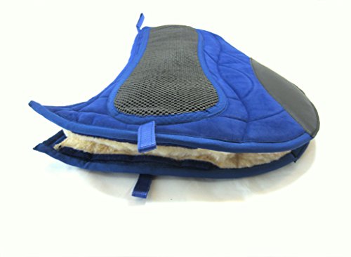 Foto von PS Pferdeartikel Kurzes Westernpad Round, Sandwichpad, 2 Kammern - Spezial Farbe braun