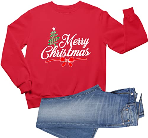 Go All Out X-Large Red Adult Merry Christmas Fashion Sweatshirt Crewneck