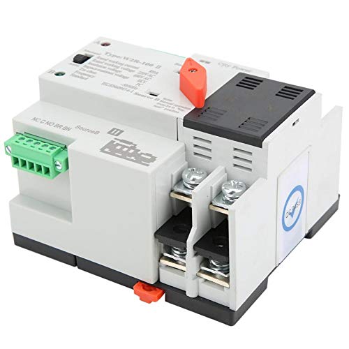 Interruptor de transferencia de energía dual W2R-100 Interruptor de transferencia automática Estructura compacta Interruptor de transferencia dual de seguridad Fiabilidad para instalaciones