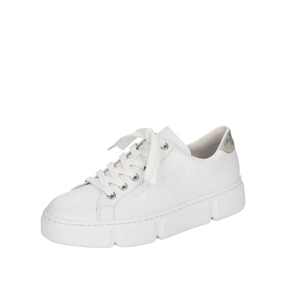 Rieker N59W1, Sneaker, weiß,