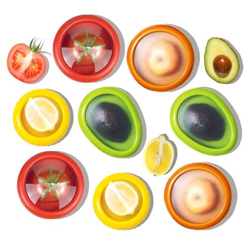 LYLHZRMDGC Set of 8 Avocado Saver and Onion Storage Set,