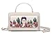 Frida Kahlo Cactus Collection Licensed Cross Body Bag/Clutch (Beige/Black)