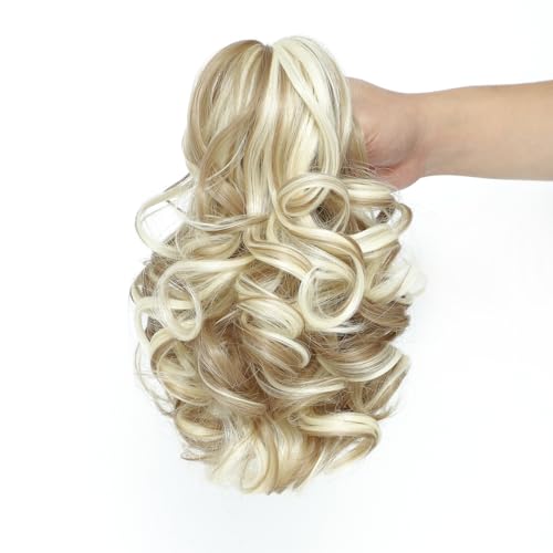 25cm Wavy Claw Clip on Ponytail Hair Extensions - Image 3
