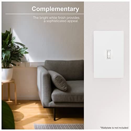 GE-Heavy-Duty-Single-Pole-In-Wall-Light-Fan-One-Switch-Circuits-Self-grounding-Clip-Easy-to-Install-20A120V-AC-UL-Listed-White-42160