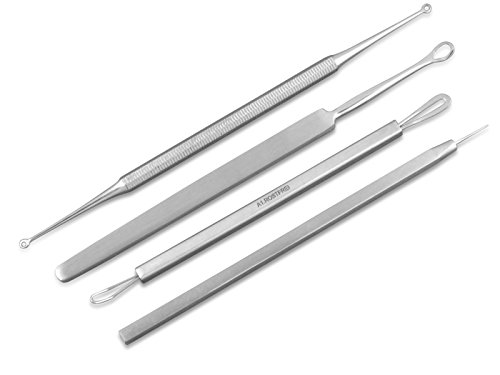 Preisvergleich Produktbild Mitesserentferner-Set / Komedonenquetscher / Komedonenheber Komplett-Set