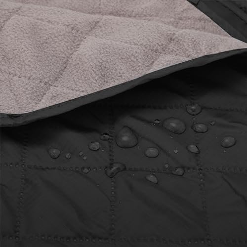 Tranqun 2 Pcs Large Outdoor Blanket 78'' X 55'' Quilted Windproof Waterproof Blanket Fleece Sandproof Stadium Blanket Foldable Warm Blanket For Camping Picnic Sporting Events Car Cold Weather thumb #6
