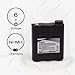 elxjar (10-Pack) 6V 900mAh BATT5R AVP7 NiMH Rechargeable Battery Replacement for Midland GXT1000 GXT1050 GXT850 GXT720 GXT750 GXT775 GXT795 LXT210 GXT300 GXT325 Radios