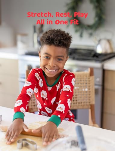 Image of PATPAT Bamboo Viscose Pajama Sets for Toddler Boys & Girls Baby Kids, Ultra-soft Snug fit Pjs Sleepers for Birthday Holiday