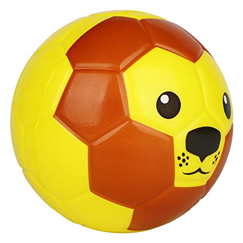 Borpein Soft Foam Soccer Indoor Outdoor Football Soccer Ball (Lion) #TOP1
