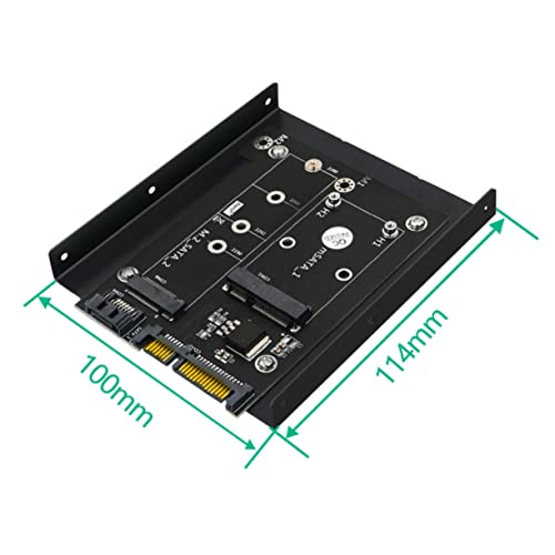 Caja externa transparente para mSATA y SSD Artibetter miniatura 5