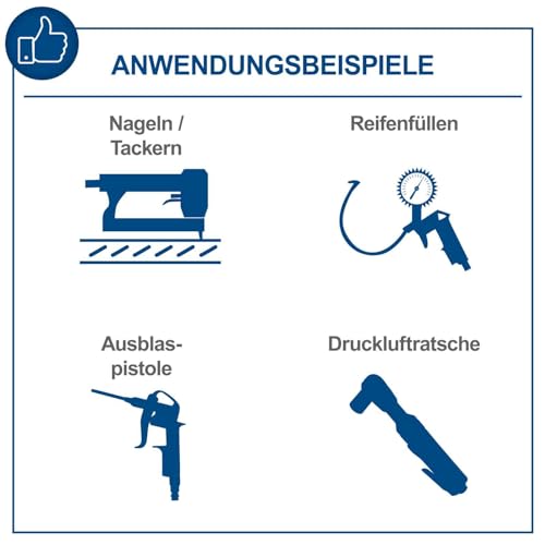 Ölfreier Scheppach Druckluftkompressor HC24V für Haus und Garage