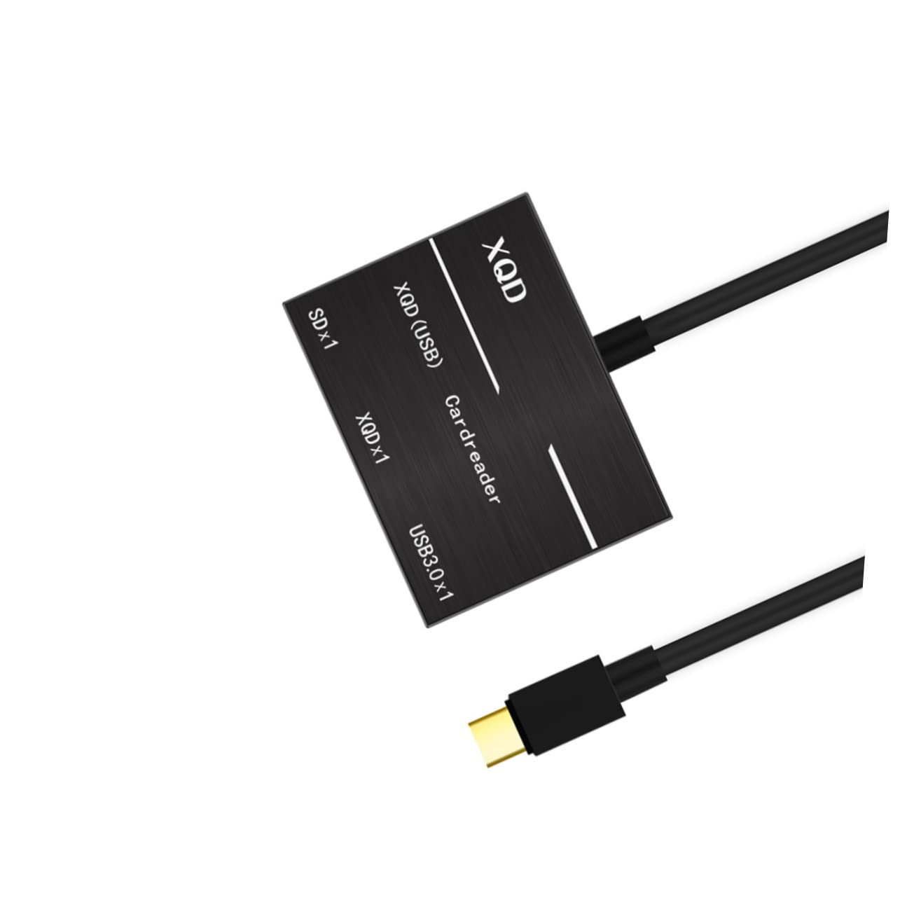 Uonlytech 2piezas Adaptador Lector De Tarjetas USB-c Compatible con Soporta Tarjetas y Alta De Diseño Color Negro