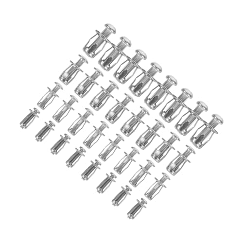 Cabilock Metal Expansion Bolts 40pcs /m5/ /m8 Petal Nuts for Secure Wall Fastening