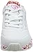 Skechers Uno Loving Love, Zapatillas Mujer, White Durabuck/Red&Pink Mesh Trim, 39 EU