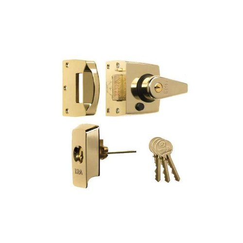 Frelan HardwarePolished Brass Narrow Night Latch Jl7010Pb