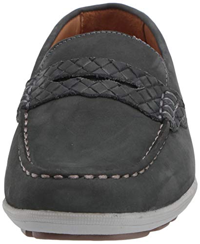 Image of Driver Club USA Kids' Kids Made in Brazil Fashion Genuine Leather Driving Loafer with Penny Detail