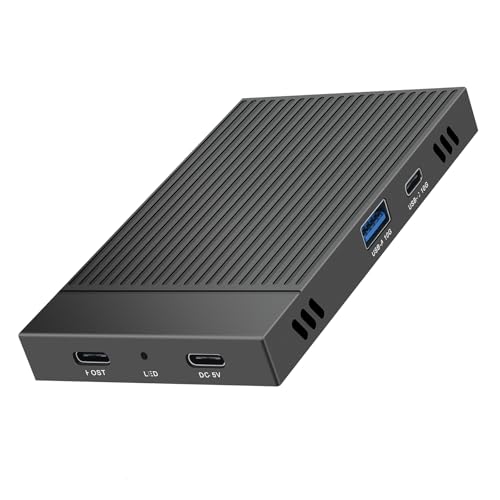 Boîtier double SSD M.2 NVMe 10 Gbit/s en aluminium pour disques 2280 à 2230