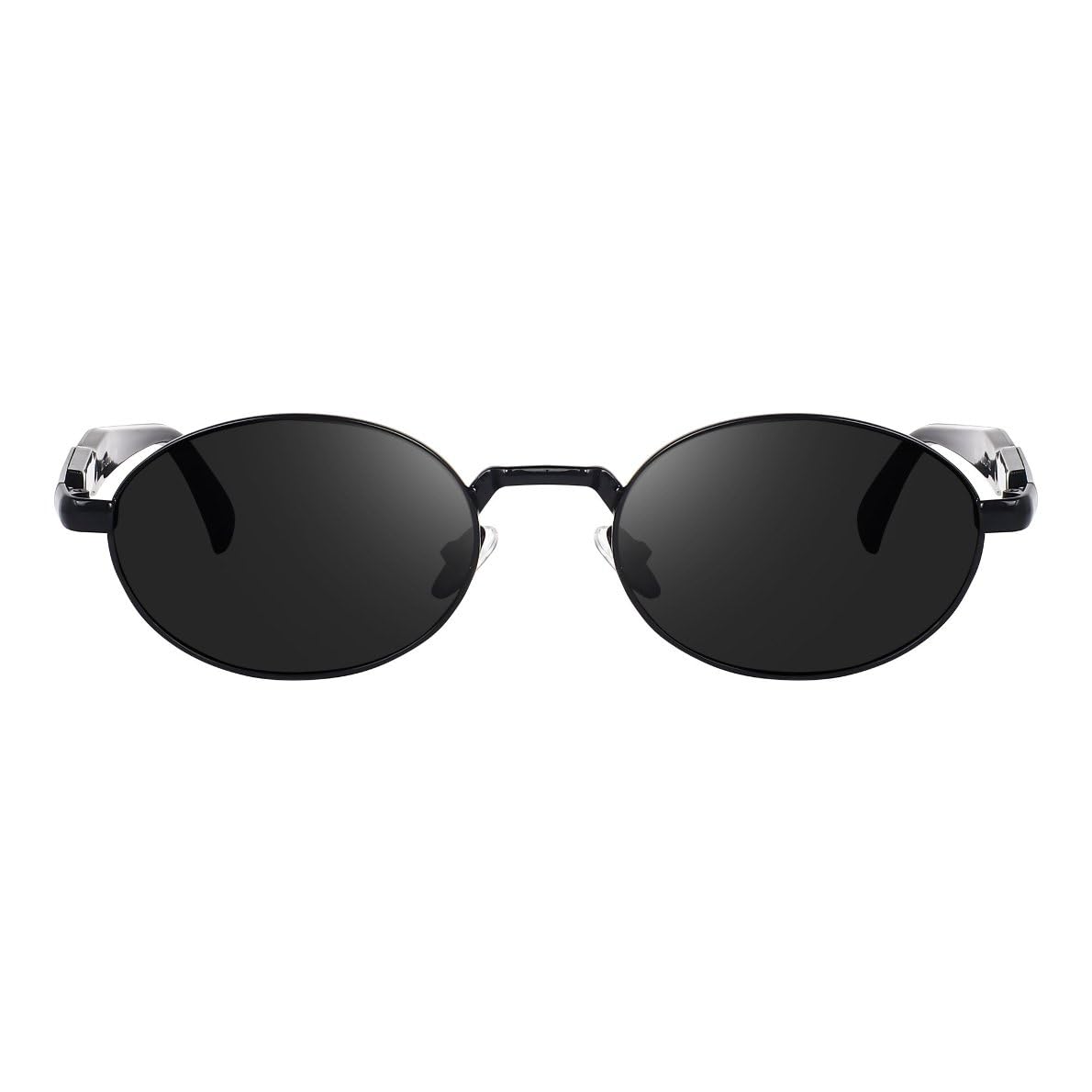 sunwear Lightweight Everyday Wear Silver Coloured Sunglasses for Men & Women 6120 full.blk-picture-28