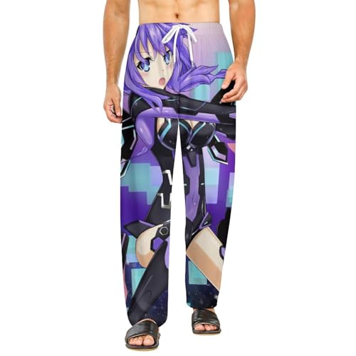 Bas de pyjama anime girl long pour femme avec poches taille S